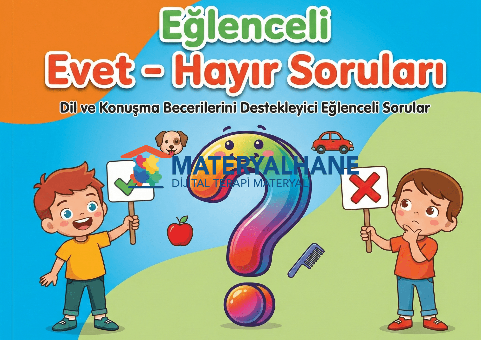 Çocuğunuzun işitsel dikkat, sözel muhakeme ve alıcı dil becerilerini destekleyin. Uzman DKT tarafından hazırlanan, 4 farklı kategoride 160 sorudan oluşan bu